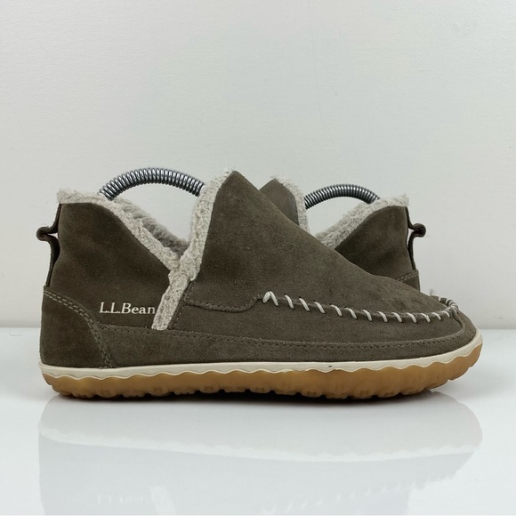 L.L. Bean Shoes Ll Bean Womens Mountain Slipper Boot Moc Gray Slip